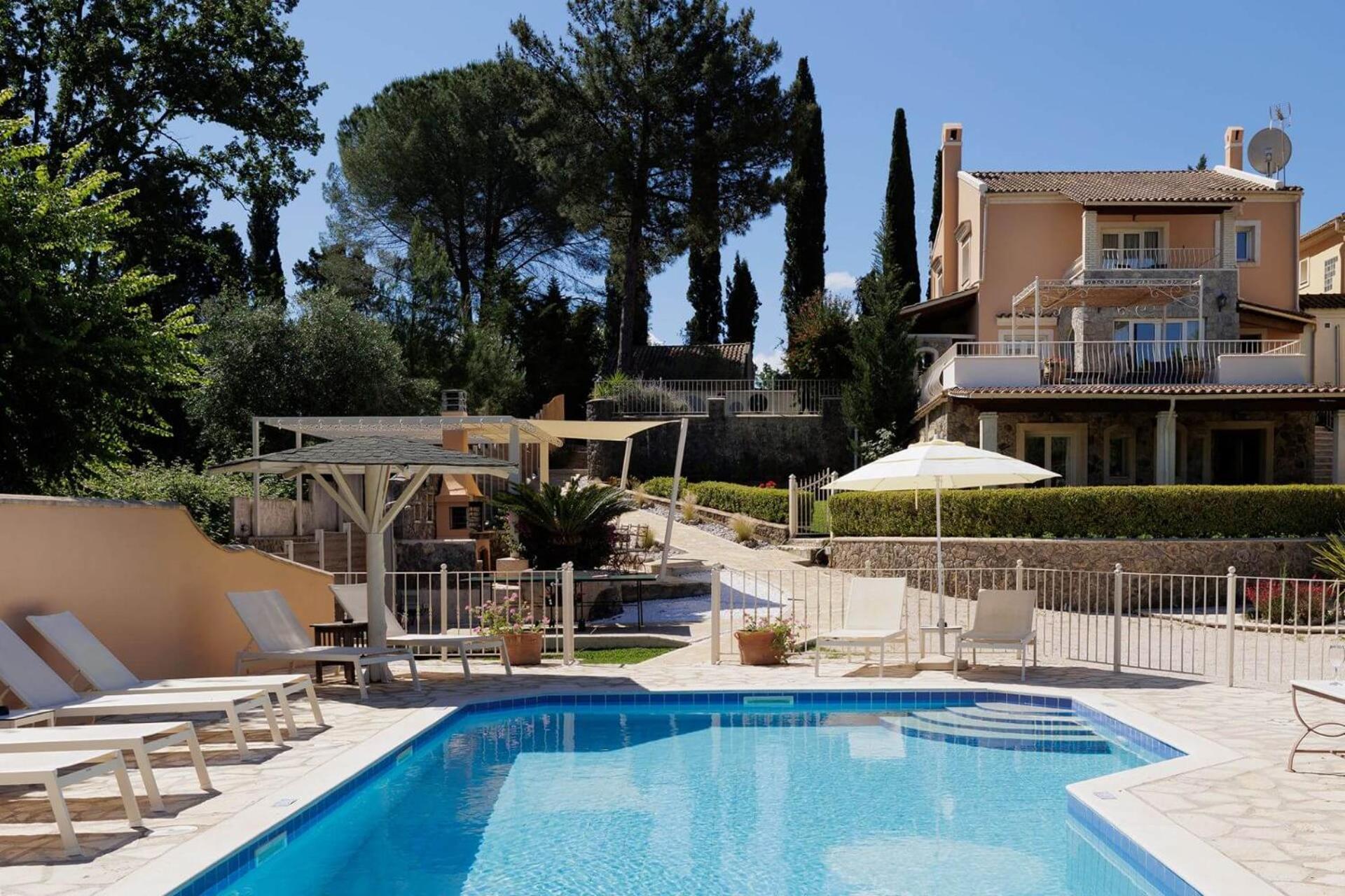 Villa St Nicholas House With Private Heated Pool Dassia  Exterior photo